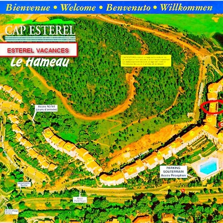 Апартаменти Cap Esterel Le Hameau T3 Mer 7 Pers Ref. Esterel Vacances 06la Сен-Рафаель